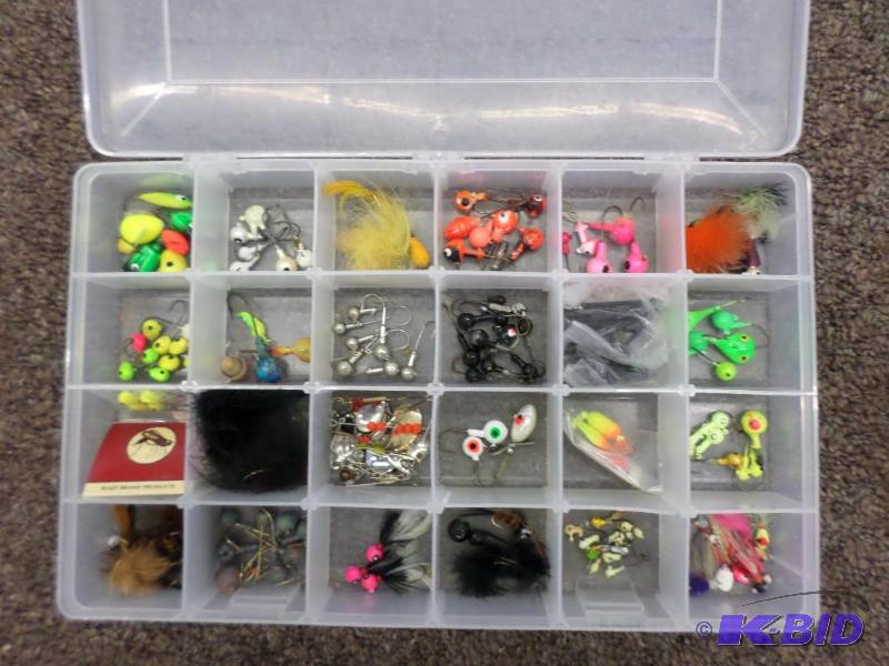 Plano Tckle Tray Full Of Misc Jigs &amp Etc...