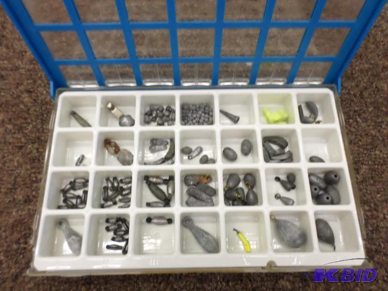 Tackle Tray Full Of Misc Sinkers...