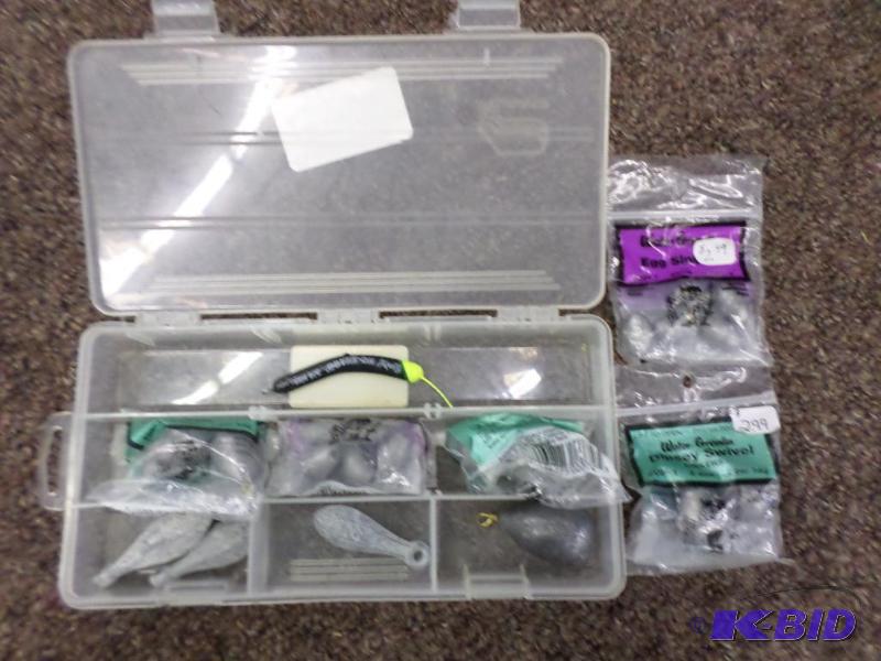 Tackle Tray Full Of Misc Sinkers...
