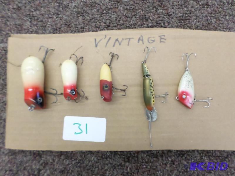 (5) Vintage Fishing Lures...
