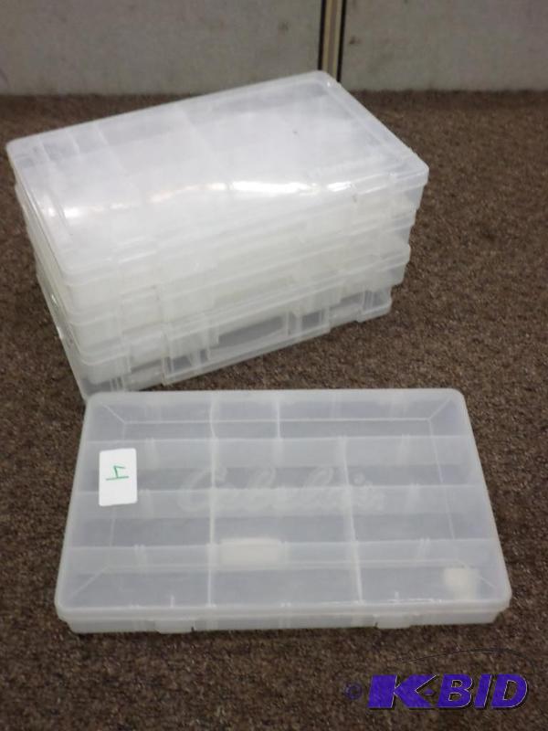(5) Plastic Tackle Trays...