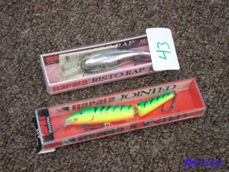 (2) New Rapala Crankbait Lures...