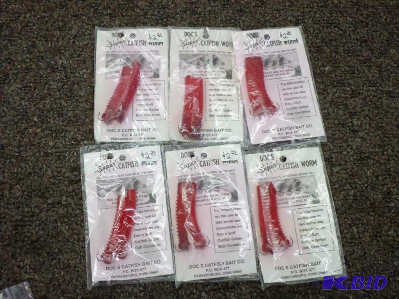 Lot Of New 2-Pack Catfish Worms...