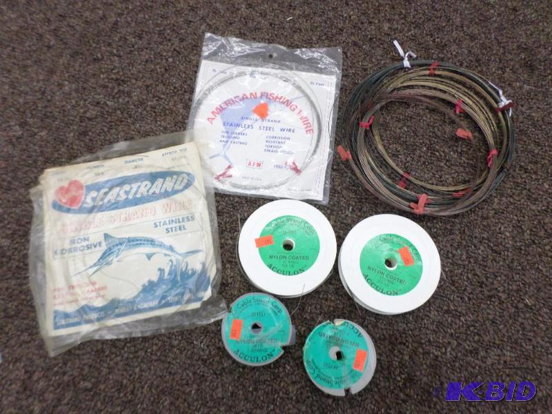 Lot Of Nylon-Coated Liter Spools...