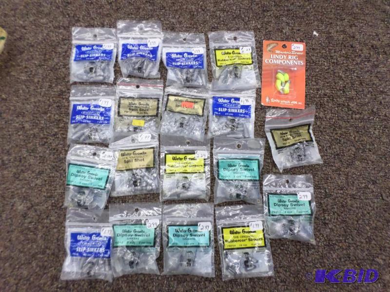 Large Lot Of Misc Sinkers...