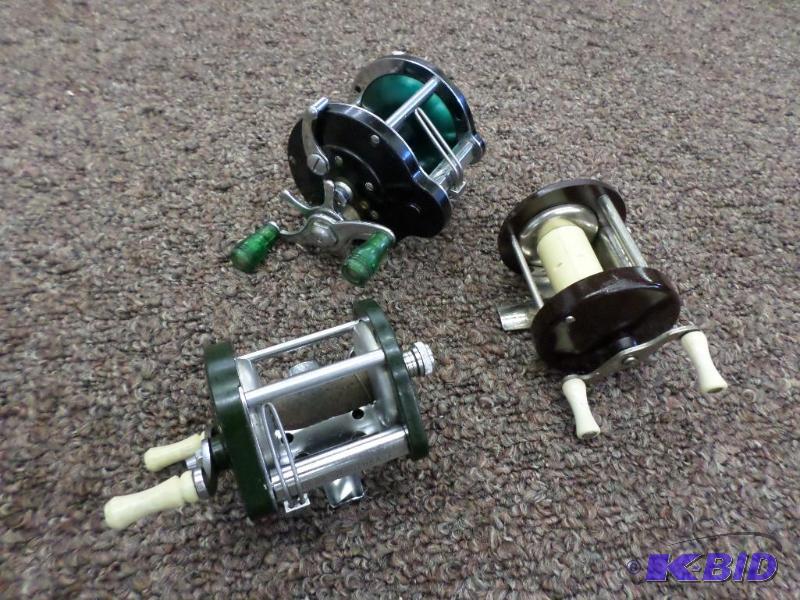 (3) Vintage Casting Reels...