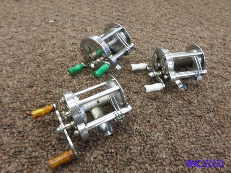 (3) Vintage Casting Reels...