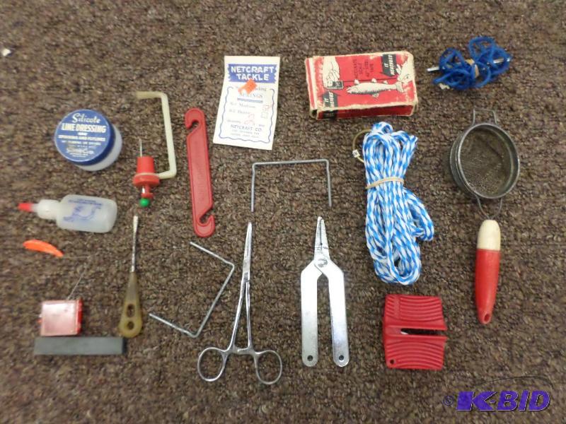 Lot Of Misc Fishing Tools &amp Supplies...