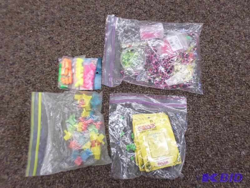 Lot Of Misc Bobber Stops, Hook Gaurds, Floate...