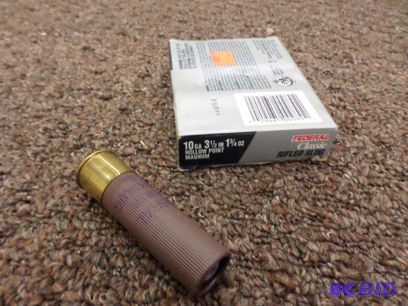 (3) Federal 3.5&quot 10-Gauge Hollow Point M...