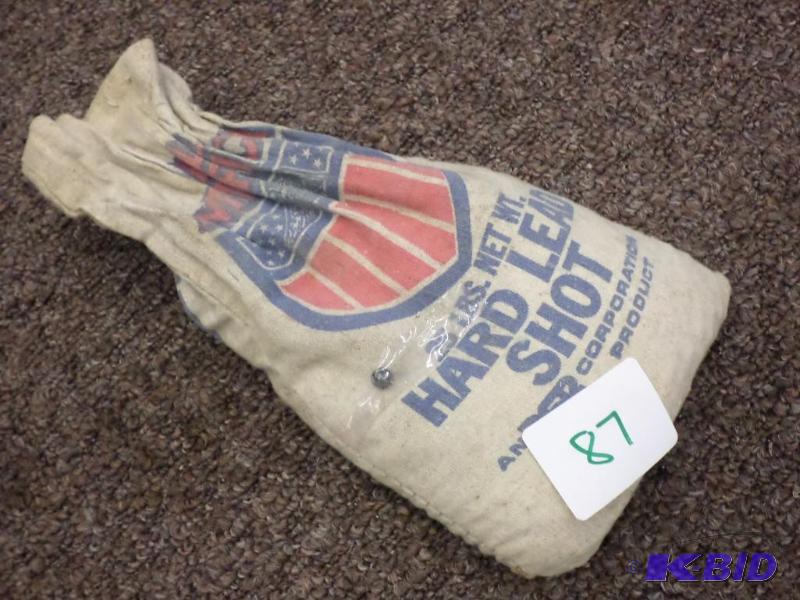 25# Bag Of Buck Shot Lead Shot, Opened &amp ...
