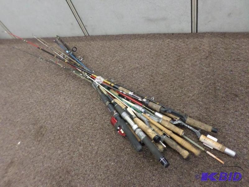 Lot Of Misc Vintage Fishing Rods...