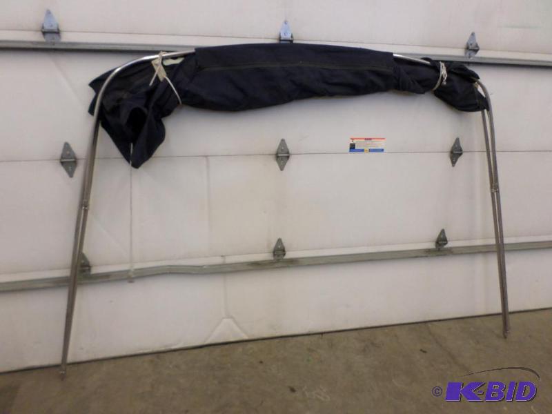 Large Bimini Boat Top, Blue Canvas...