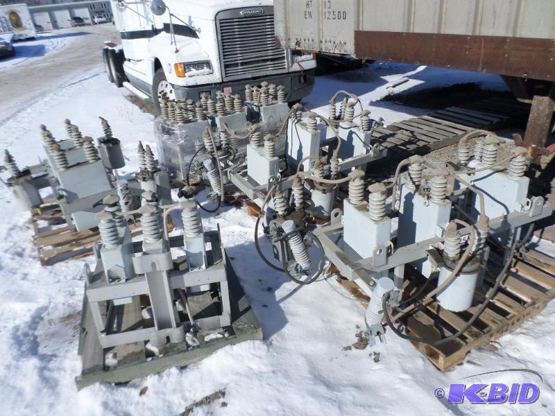 (5) Pallets Of Industrial Overhead Powerline ...