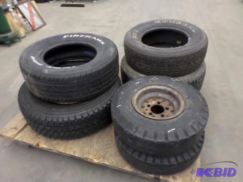 Pallet Of Tires (2) 6.50108 Tires With 5-L...