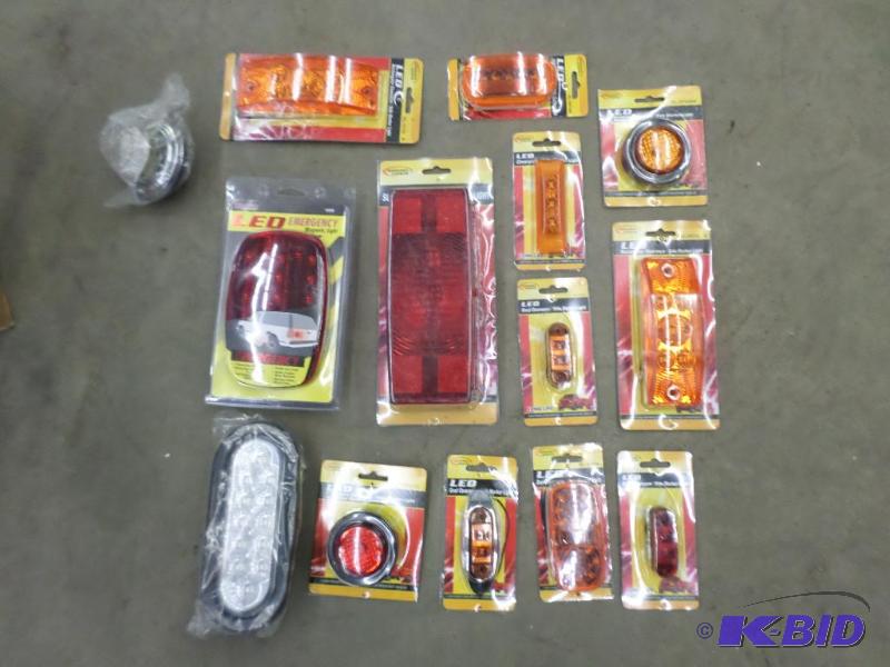 Lot Of Misc New LED Trailer Lights, Marker Li...