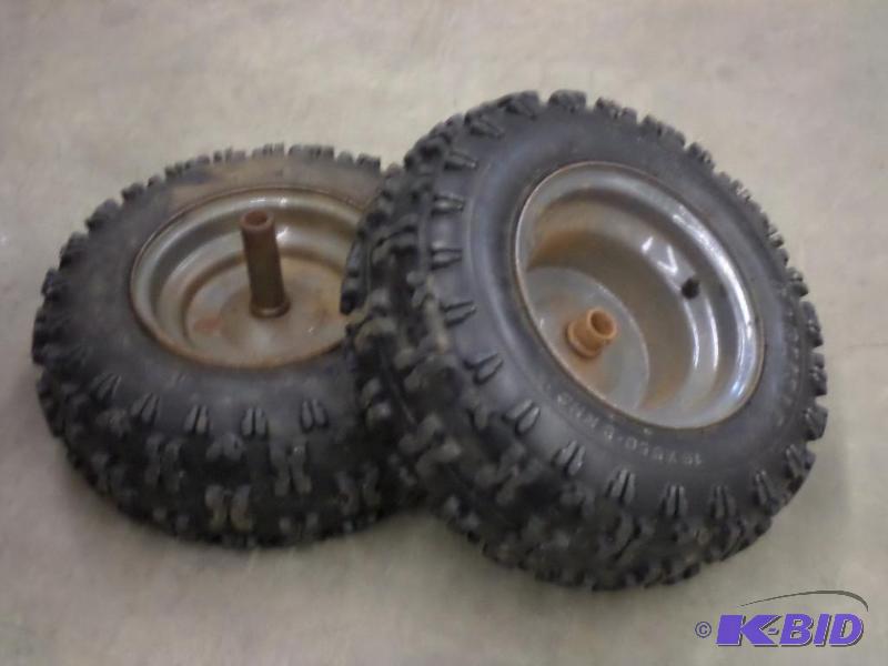 (2) 166.508 NHS Snowblower Wheels &amp Tir...