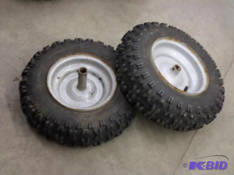 (2) 4.808 NHS Snowblower Wheels &amp Tires...
