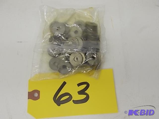 lot 63 image: 100 pk. No. 10 Fender Washers...