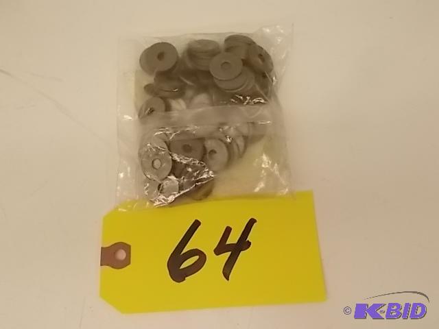 lot 64 image: 100 pk. No. 10 Fender Washers...