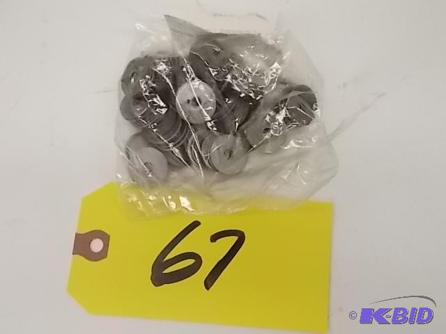 lot 67 image: 100 pk. No. 8 Fender Washers...