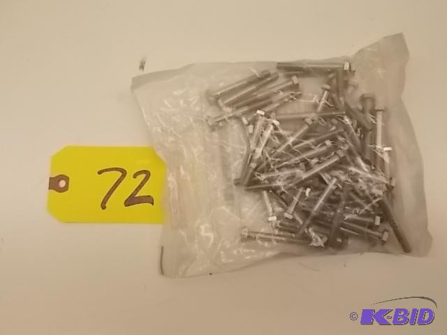 lot 72 image: 50 pk. Stainless Steel SS304 14-20 x 2 Hex H...