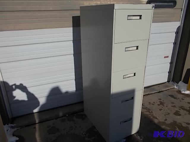 Allsteel 5 Drawer Legal File Cabinet...