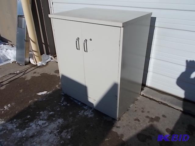 Allsteel 2 Door Office Cabinet, 36 x 24 x 32 ...