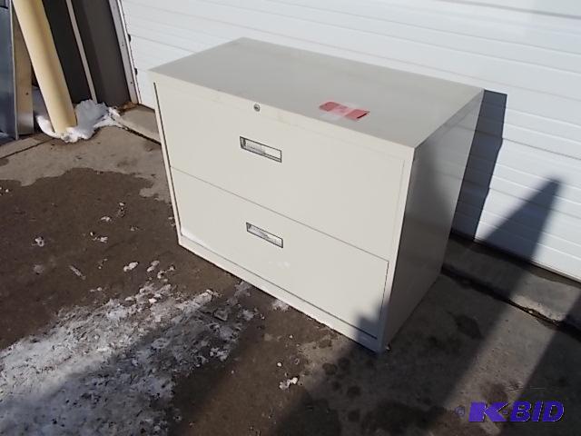 Allsteel 2 Drawer Lateral File Cabinet, 36 x ...