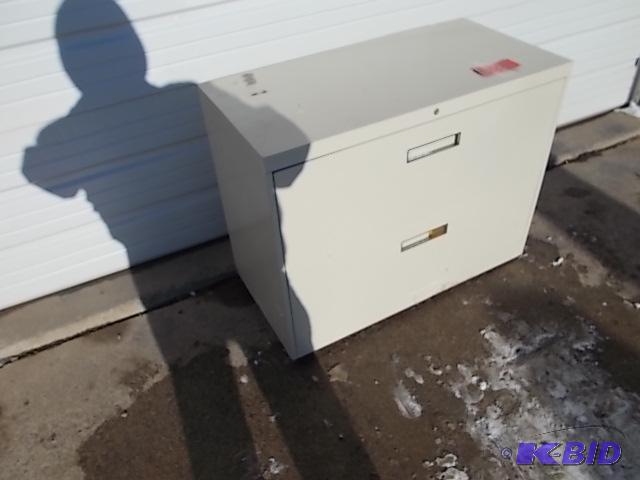 Allsteel 2 Drawer Lateral File Cabinet, 36 x ...