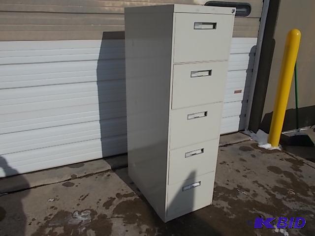 Allsteel 5 Drawer Legal File Cabinet...