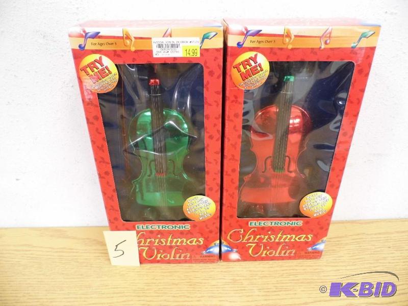 2 New Christmas Violins
