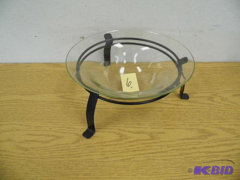 12 Glass Bowl on Stand