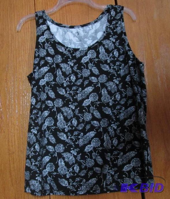 lot 108 image: Studio Works black and white tank top size me...