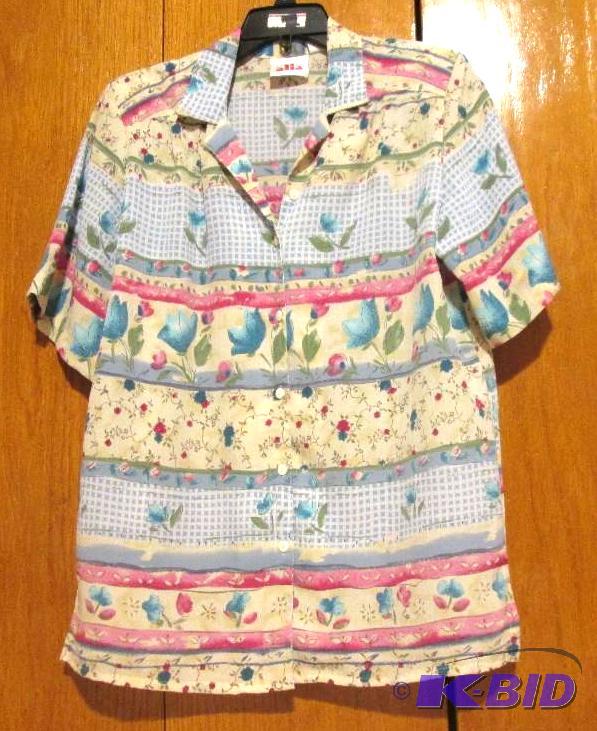 lot 152 image: alia floral shirt size 8...