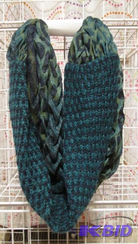 lot 167 image: collectioneighteen infinity loop scarf in blu...