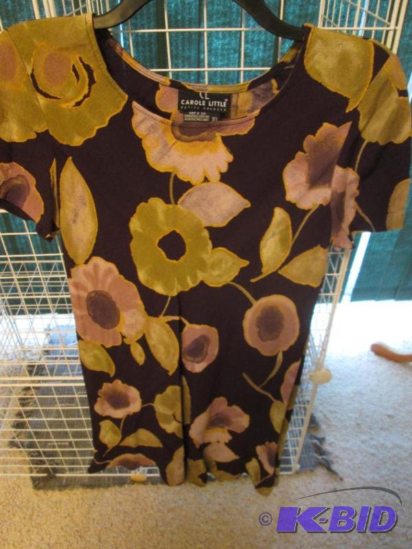 lot 66 image: Carole Little Petite size 10 dress...