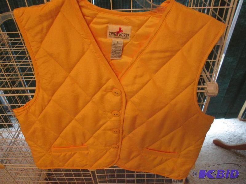 lot 67 image: Crazy Horse ladies vest, size L...