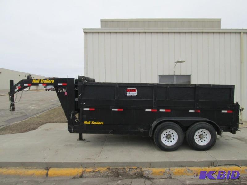 2012 Hull 14 Dump Trailer With Roll-Up Tarp