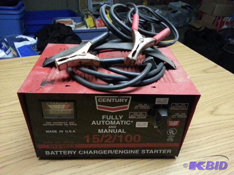lot 128 image: Century Battery Charger - Fully Automatic & Manual