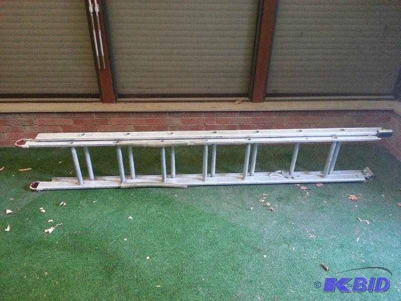 lot 91 image: 16 Aluminium Ladder