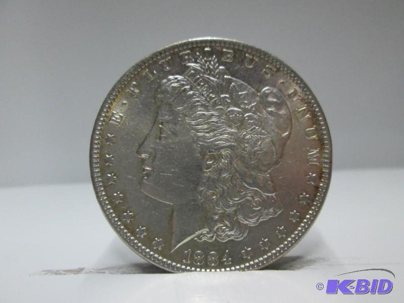 1884 P Morgan Silver Dollar