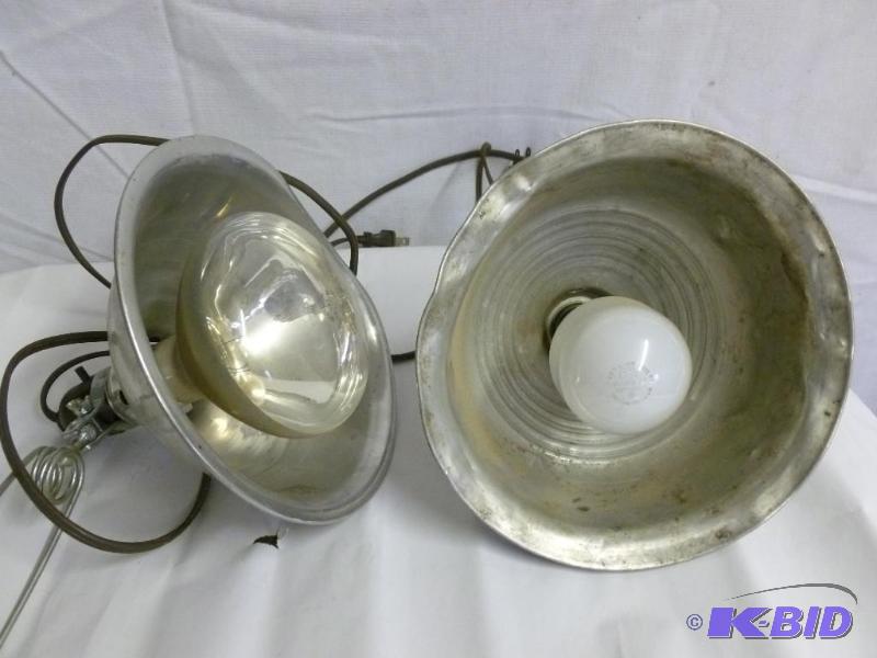 lot 10 image: Two Clip on Warming Lights