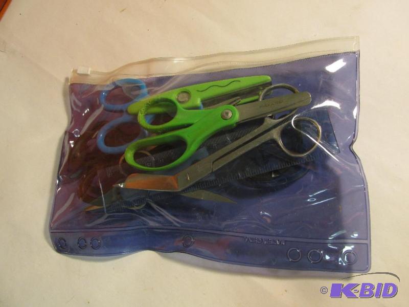 lot 147 image: A Bunch of Scissors in a Little Plastic School Bag
