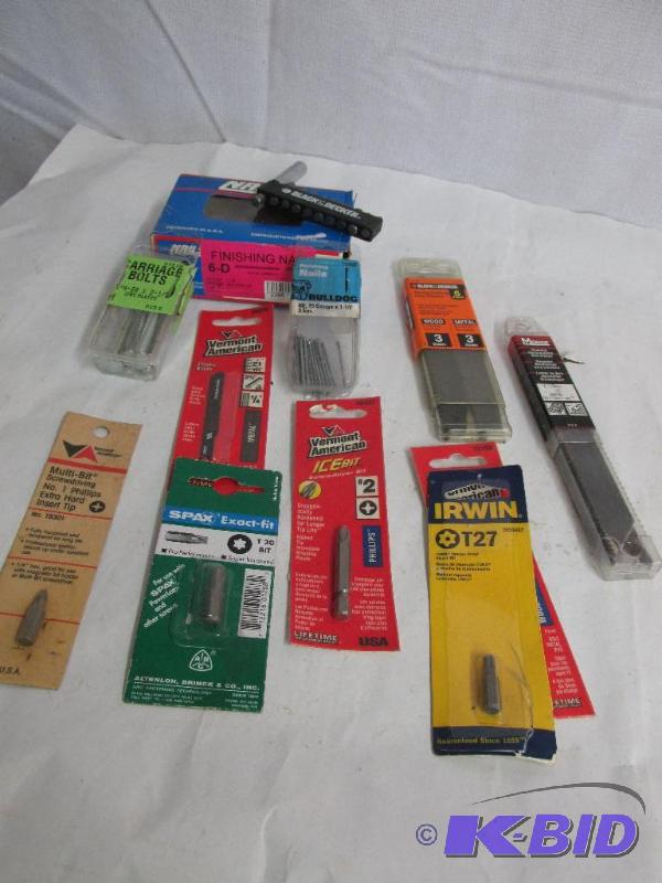 lot 160 image: Odds n Ends for the Tool Box