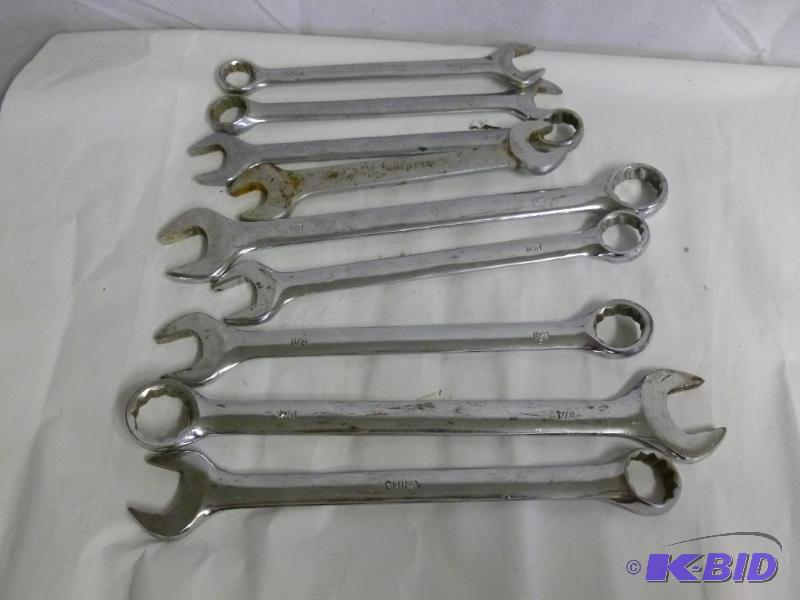 lot 30 image: Mixed Group of Open and Box End Wrenches