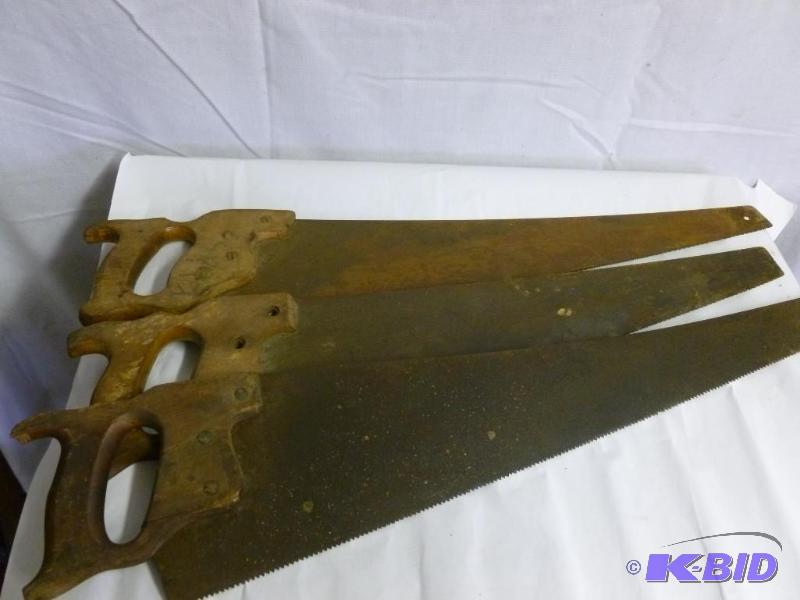 lot 48 image: Three Hand Saws