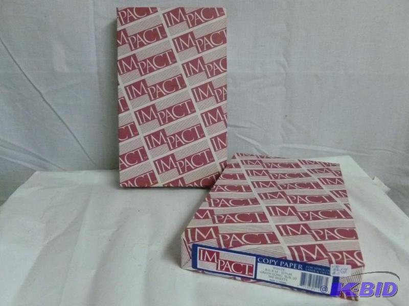 lot 76 image: Two Reams of 8 12X14 White Copy Paper