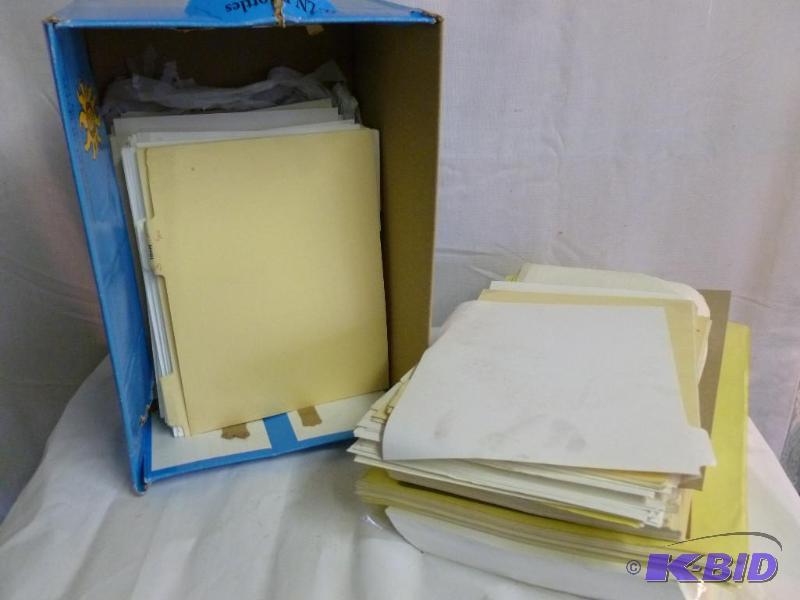 lot 81 image: Box of Miscellaneous Paper