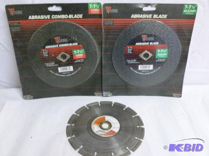 lot 97 image: Saw Blade and Abrasive Combo Blade